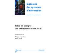 Prise en compte des utilisateurs dans les si ingenierie des - Lopisteguy - Hermes Science Publications - broché - Livre