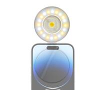 Prise en main magnétique améliorée : la lumière magnétique pour selfie intègre un mécanisme robuste qui la maintient fermement fixée à votre téléphone, offrant une tranquillité d' tout en
