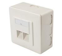 Prise en saillie DIGITUS Cat.5e classe D 2 x RJ45 blindée