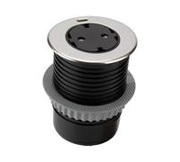 - Prise encastrable affleurante Schuko + USB-C - Noir