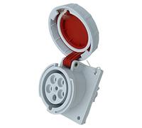 Prise encastrable CEE inclinée 63 A/5 P 400 V IP67