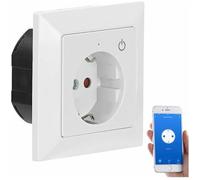 Prise encastrable connectée compatible Siri, Amazon Alexa et Google Assistant [Luminea Home Control]