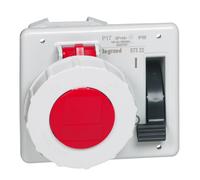 Prise encastrable Legrand 400V 16A 5P IP55 avec serrure - 057322