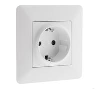 Zenitech - Prise encastrable Schuko 16A - Blanc - Artezo