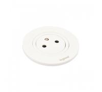 Prise encastrée 1PC 2P+T - blanc - INCARA? Disq 60 LEGRAND