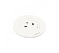 Prise encastrée 1PC 2P+T - blanc - INCARA? Disq 60 LEGRAND