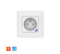 Prise encastrée 3000W connectée Wifi + Suivi de consommation + Compatible assistants vocaux