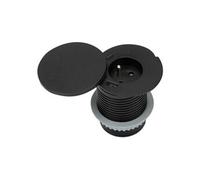 Otio Prise encastrée Ports USB & Chargeur Induction QI 230V 3680W 1 sortie Noir mat