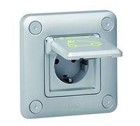 Legrand Prise encastrée Green'up Access pour véhicule électrique – IP55 IK10 – Modes 1 ou 2