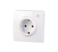 Luminea Home Control Prise encastrée connectée compatible avec Amazon Alexa et Assistant Google