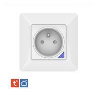 KYF Prise connectée WiFi encastrable 3000W Suivi de consommation Compatible Smart Life/Tuya Type E