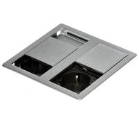 Prise Encastrée Cuisine IP54 de VersaHIT Dual 3400W Connecteur Plat Bureau