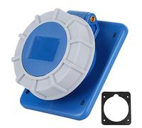 Prise Encastrée Industrielle CEE 16A, 220-250V Prise Electrique Femelle avec couvercle, Prise de courant de rivage de bateau avec joint IP67 étanche, pour caravane de camping-car de Yacht RV