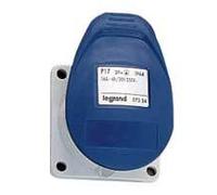Prise encastrée Legrand 230V 16A 3P IP44 P17 Tempura - 057354
