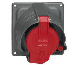 Prise encastrée Legrand Hypra 400V 63A 3P+N IP44 Plastique - 053604