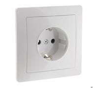 Zenitech Prise encastrée Schuko - Blanc - Orys