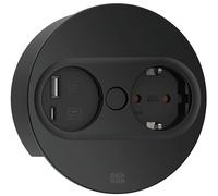 Prise Encastrée Twist 2 Prise de Cuisine Table USB A Et C Bürosteckdose