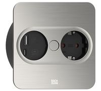 Prise Encastrée Twist 2 USB A Et C Prise de Cuisine Table Bürosteckdose