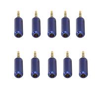 Prise équilibrée 2,5 mm à 4 pôles avec Serre-Fil, connecteur de Casque en cuivre, Prise d'écouteur Universelle de 2,5 mm pour mélangeurs, amplificateurs stéréo, 10 Accessoires