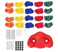 Prise Escalade,20 PCS Prise Escalade Enfant,Prises d'Escalade,Robuste et Antidérapant,Livré Avec Des Accessoires,Convient Aux Enfants et Aux Adultes Pour L'escalade en Extérieur ou en Intérieur