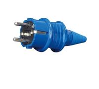 Prise et prise d'aviation industrielle étanche à cinq trous multifonction 10A norme européenne SCHUKO 2 cœurs 16A(Plug IP44 GP10838)