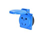 Prise et prise d'aviation industrielle étanche à cinq trous multifonction 10A norme européenne SCHUKO 2 cœurs 16A(GP 312E 5 hole concealed)