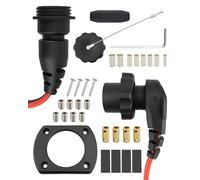 Prise et prise de moteur à la traîne pour Minn Kota 1865120 MKR-28, étanche et robuste 8 AWG évalué à 60 A, convient pour bateau d'eau douce et d'eau salée