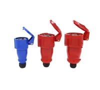 Prise et prise étanches en nylon for l'industrie aéronautique, 1 pièce, 3 cœurs 3P16A, 32A, trois fils 2P + E IP44(5 core 16A connector)