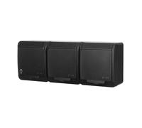 Prise étanche à l'air Hermes 3x2P+Z schuko z/u 16A IP44 0326-09