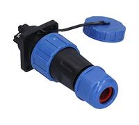 Prise étanche, adaptateur de connecteur industriel vis à sertir en cuivre Protection IP68 pour équipements électriques pour les communications(4 cœurs)