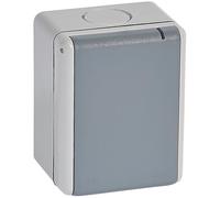 Legrand – Prise de courant Plexo 3P+T 32A IP44 étanche complet en saillie – Gris