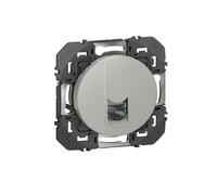 - Prise Ethernet Rj45 Cat. 6 Stp Full Media Dooxie - Prise Murale Blindée À Câbler - Pour Transmissions Haut Débit Gigabit Ethernet - Conforme Norme Nfc 15-100 - Fabriqué En France - Alu