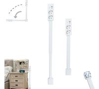Prise Extensible Derriere Meuble,Prise Extensible,Outlet Extender, rotatives à 180°,avec Ports USB-A,USB-C et 2 Prises Secteur,Extensibles de 55 à 86 cm,utilisables derrière Un canapé (B)