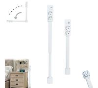 Prise Extensible Derriere Meuble,Prise tournante Extensible,Expandable Socket Behind Furniture,erweiterbare steckdosenleiste,rotatives à 180°,avec Ports USB-A,USB-C et 2 Prises Secteur, de 47 à 67 cm