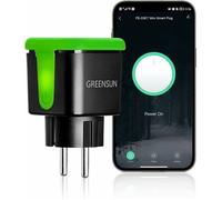 Prise Exterieure Etanche, GreenSun Prise Connectée, Prise connectée Alexa, Prise Minuteur programmable, Prise etanche Exterieur Sm