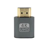 Prise factice EDID 4K DDC, affichage virtuel compatible HDMI, adaptateur émulateur factice pour le minage de Bitcoin