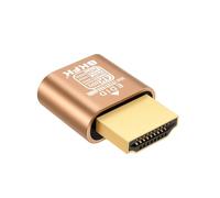 Prise factice HDMI 4K - Adaptateur d'affichage vers HDMI, fenêtre virtuelle pour émulateur edid à domicile, port d'affichage sans tête 120 Hz (NEW-4K60Hz (par défaut 1080p @ 60 Hz 1P-jin)