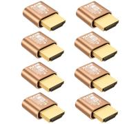 Prise factice HDMI 4K - Adaptateur d'affichage vers HDMI, fenêtre virtuelle pour émulateur edid à domicile, port d'affichage sans tête 120 Hz (NEW-4K60Hz (par défaut 2160P @ 60 Hz 8P-jin)