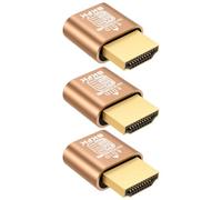 Prise factice HDMI 4K - Adaptateur d'affichage vers HDMI, fenêtre virtuelle pour émulateur edid à domicile, port d'affichage sans tête 120 Hz (NEW-4K60Hz (par défaut 1080p @ 60 Hz 3P-jin)