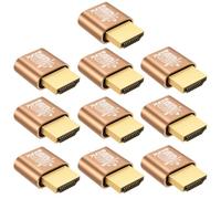 Prise factice HDMI 4K - Adaptateur d'affichage vers HDMI, fenêtre virtuelle pour émulateur edid à domicile, port d'affichage sans tête 120 Hz (NEW-4K60Hz (par défaut 1080p @ 60 Hz 10P-jin)