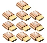 Prise factice HDMI 4K - Adaptateur d'affichage vers HDMI, fenêtre virtuelle pour émulateur edid à domicile, port d'affichage sans tête 120 Hz (NEW-4K60Hz (par défaut 2160P @ 60 Hz 10P-jin)