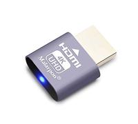 Prise factice HDMI pour émulateur d'affichage sans tête DDC EDID sans tête avec Windows Mac OSX Linux Idéal pour accélération graphique 3840 x 2160 @ 60 Hz 1P