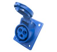 Prise Femelle Angled Flush Mount 16A 230V 2P+E IP44 PCE (413-6)