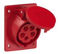 Prise femelle CEE 16 A 5 pôles PCE 415-6tt 400 V rouge 1 pc(s)