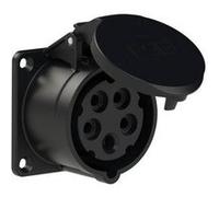 Prise femelle CEE 16 A 5 pôles PCE 315-6x 400 V noir 1 pc(s)