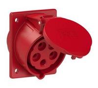 PCE Prise murale CEE PCE 425-6tt coudée 32 A 5P 6H IP44/IP54 TT rouge sans vis