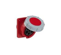 PCE Prise murale PCE 435-6 63 A 5 pôles 6 h IP67 Power Twist 400 V Bride 100×112 mm