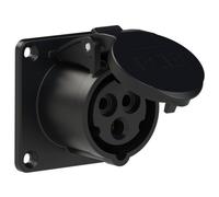 Prise femelle CEE-CARA 16 A 3 pôles PCE venttechnik 313-6TTX 230 V noir 1 pc(s)