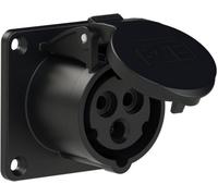 Prise femelle CEE-CARA 16 A 3 pôles PCE venttechnik 313-6x 230 V noir 1 pc(s)