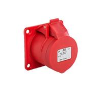 Prise Femelle Droite Triphasé 16a 3p+t 380v - 4 Broches - étanche Ip44 - Ide